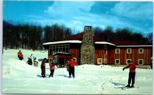 Postcard - The Ski Lodge, Grossinger's - Grossinger, New York