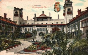 Vintage Postcard 1911 Tropical Islands Getaways St. Augustine Florida Attraction