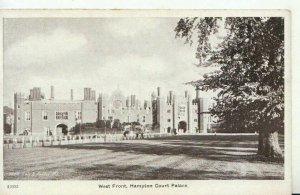 Middlesex Postcard - West Front - Hampton Court Palace - Ref TZ10154