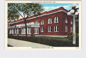 ANTIQUE POSTCARD NATIONAL STATE PARK HOT SPRINGS HALE BATHS OMER WILSON MANAGER