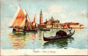 Italy Venezia Venice Isola di S Giorgio 1913