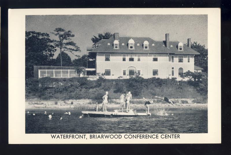 Monument Beach, Mass/MA Postcard, Briarwood Conference Center, Waterfront