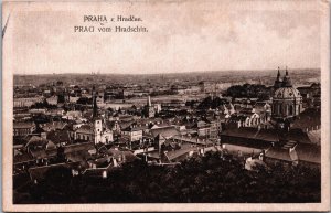 Czech Republic Prague Prag Z Hradcan Vintage Postcard C095