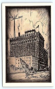 LOUISVILLE, KY Kentucky ~ BROWN HOTEL c1930s RADIO Station WAVE Linen Postcard