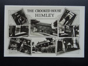 Staffordshire HIMLEY The Crooked House 8 Image Multiview c1940s RP Postcard