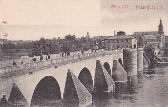 Germany Frankfurt Alte Brucke