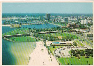 Florida St Petersburg Aerial View Showing Waterfront Park