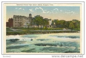 Cataract House From Green Island, Niagara Falls, Ontario, Canada, 1900-1910s