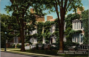 Vtg 1940s Princeton University Frick Chemical Laboratory New Jersey NJ Postcard