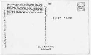 Lincoln- Berry Store Where Abraham Lincoln Served as Postmaster Springfield IL