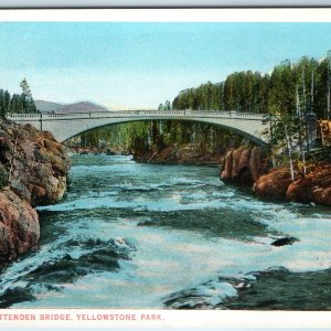 c1910s Yellowstone Park, WY Chittenden Bridge River J.E Haynes Photo #10581 A226