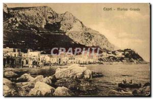 Old Postcard Capri Marina Grande