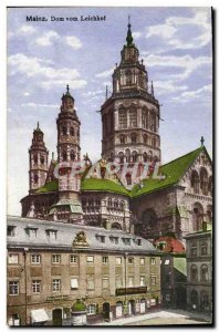 Old Postcard Mainz Dom Vom Leichhof