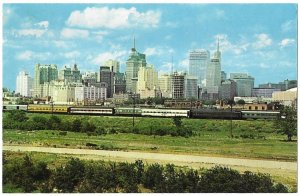 The Ever Changing Skyline View of  Dallas Texas