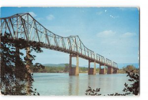 Alabama AL Vintage Postcard Clement Clay Bridge Tennessee River