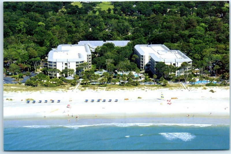 Aerial view of the Hilton Oceanfront Resort - Hilton Head Island, South Carolina 