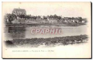 Bridge of & # 39Arche - View Bridge taken - Old Postcard