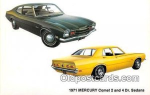 1971 Mercury Comet 2 & 4 Door Sedans Troy, NY, USA Auto, Car Unused 