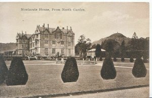 Somerset Postcard - Montacute House from North Garden    U4506