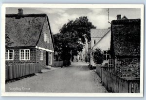 South Denmark Denmark Postcard Street in Nordby Fano Municipality c1930's