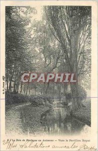 Old Postcard The Bois de Boulogne in Fall To Royal Pavilion