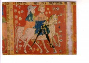 Tapestry, Knights on Horseback, Germany, Used 1970