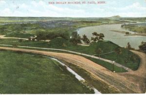 The Indian Mounds ~ St. Paul MN  Vintage Postcard