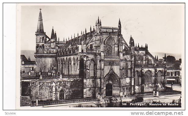 RP; Mosteiro da Batalha, Leiria, Portugal, PU-1952