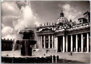 Citta' Del Vaticano S. Pietro Vatican City St. Peter Real Photo RPPC Postcard