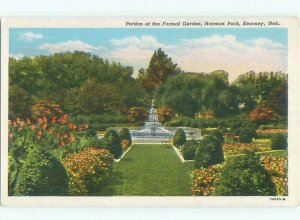 Linen GARDEN SCENE Kearney Nebraska NE AF6906