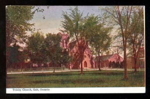 dc508 - GALT Ontario c1906-08 Trinity Church. Kitchener. Postcard