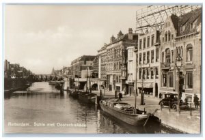 c1940's Ingang Auto-Tunnel Rotterdam Netherlands RPPC Photo Postcard