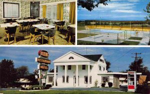 Nixon Motel Restaurant Middletown Virginia postcard