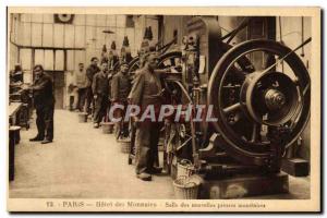 Old Postcard Paris Hotel Mint Newsroom monetary presses