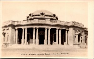 Khartoum Sudan Kitchener Memorial School of Medicine Postcard unused 1920s