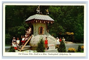 Vintage Fantasyland Gettysburg PA. Postcard P1E