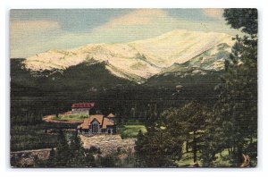 St. Malo Boy's Camp Colorado c1953 Postcard