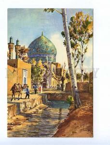 192930 IRAN ISFAHAN Theological School old postcard