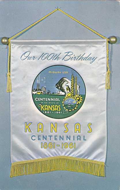 Kansas Centennial - 100th Birthday 1961