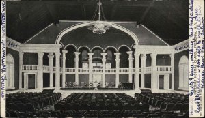 Fredonia New York NY Normal Chapel Interior c1910 Vintage Postcard