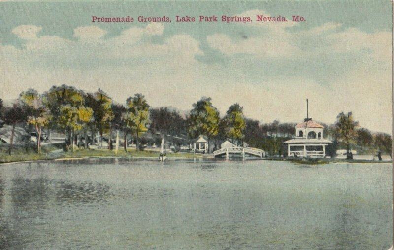 NEVADA , Missouri, 00-10s ; Promenade Grounds, Lake Park Springs