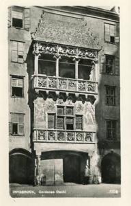 Austria - Innsbruck, Tyrol - Goldenes Dachl    RPPC