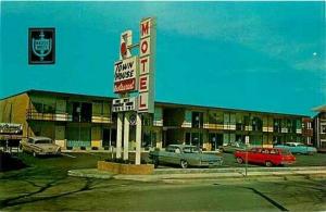 OH, Zanesville, Ohio, Town House Motel, 50s Cars, Dexter Press 73331-B