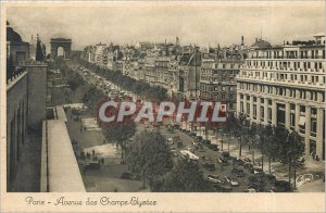 Old Postcard Paris Champs Elysees