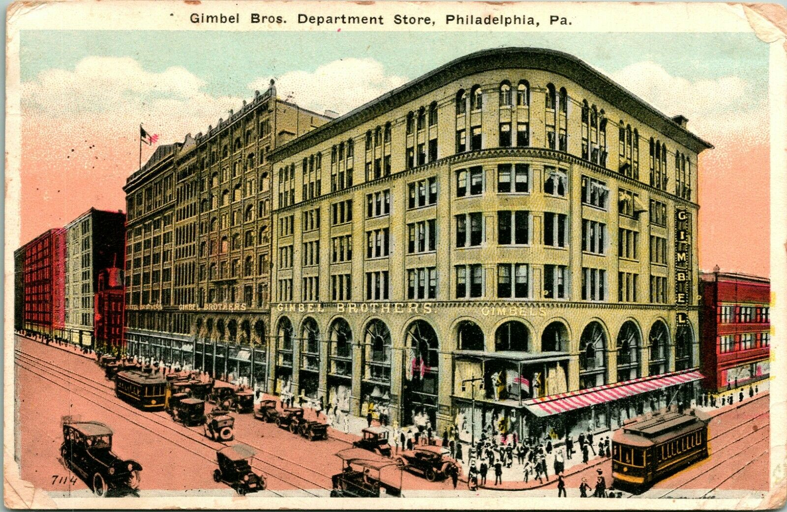 Vintage Philly - Gimbel Brothers Department store, 9th and Market Streets,  1905 : r/philadelphia