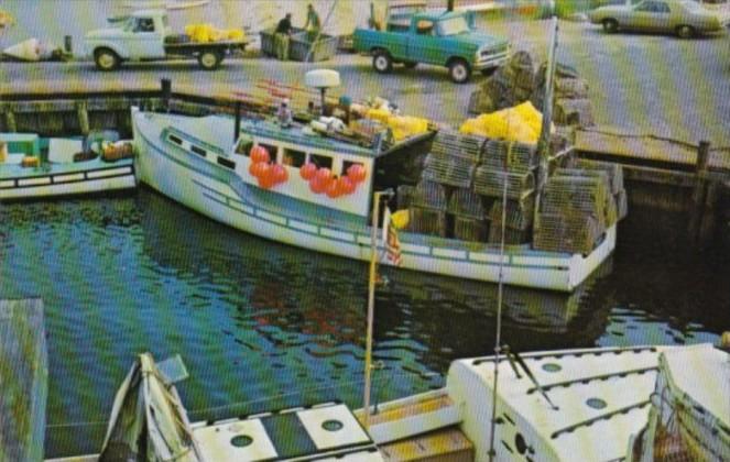 Massachusetts Cape Cod Colorful Lobster Boat