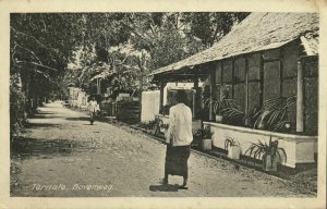 indonesia, MOLUCCAS MALUKU TERNATE, Bovenweg Street Scene (1926) Postcard