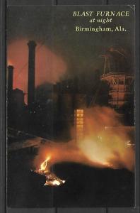 Alabama, Birmingham - Blast Furnace At Night - [AL-013]
