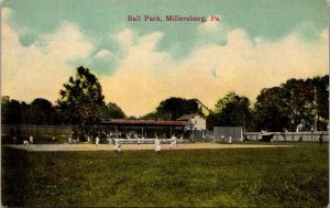 View of Baseball Ball Park, Millersburg PA Vintage Postcard T48