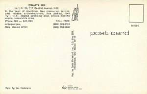NM, Albuquerque, New Mexico, Quality Inn; *dp No. 98554-C